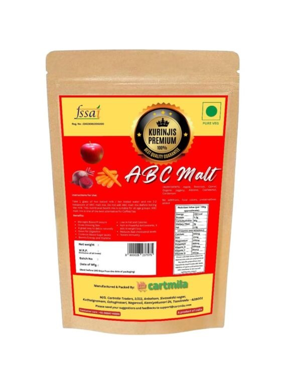 ABC Malt - The Ultimate Health Drink for All Ages with Apple, Beetroot, Carrot